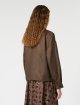 Шоколадна сорочка WEEKEND MAX MARA укорочена: фото 3 - Invogue