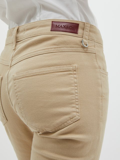 Бежеві джинси MAX&CO : фото 3 - Invogue