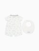 Комплект EMPORIO ARMANI KIDS з комбінезона та слинявчика: фото 1 - Invogue