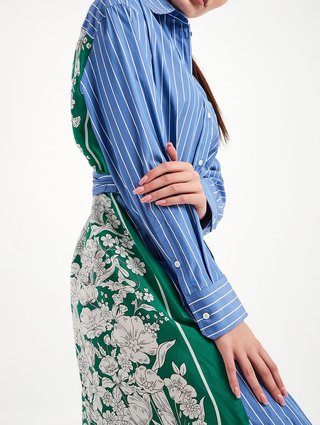 Голубое платье WEEKEND MAX MARA: фото 3 - Invogue