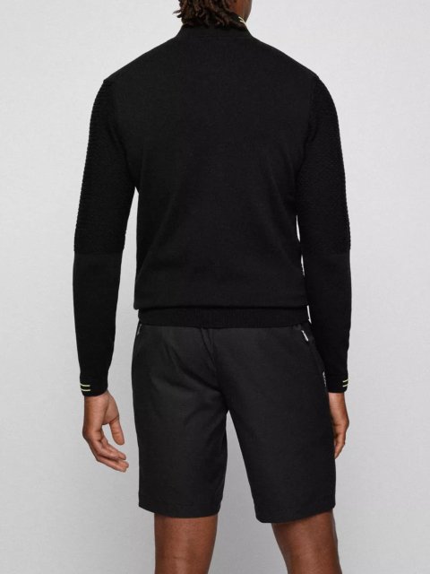 Чёрный кардиган BOSS: фото 2 - Invogue