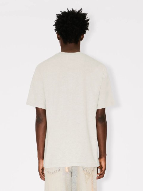 Серая футболка Kenzo прямого кроя: фото 3 - Invogue