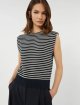 Темно-синій жилет WEEKEND MAX MARA у смужку: фото 4 - Invogue