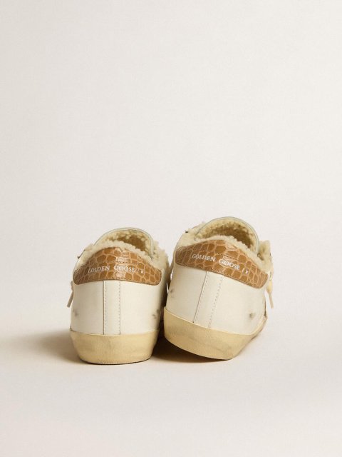 Білі снікерси GOLDEN GOOSE зі шкіри: фото 3 - Invogue