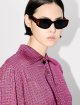 Сукня кольору фуксії Kenzo з графічним принтом: фото 3 - Invogue