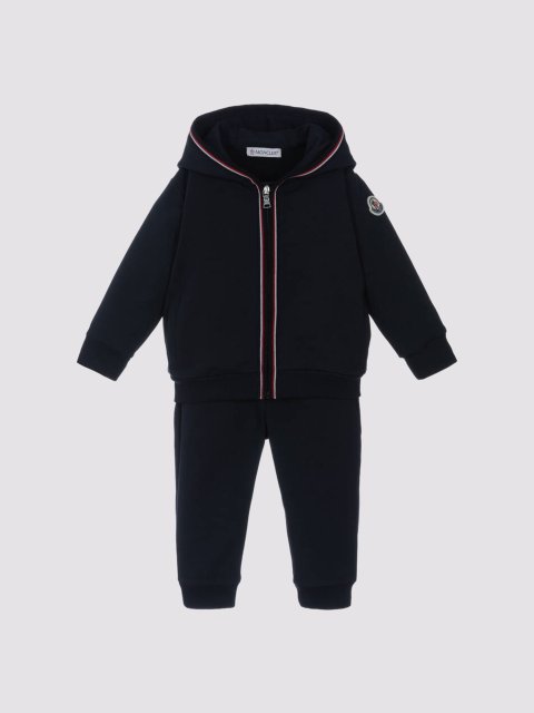 Синій костюм Moncler бавовняний: фото - Invogue