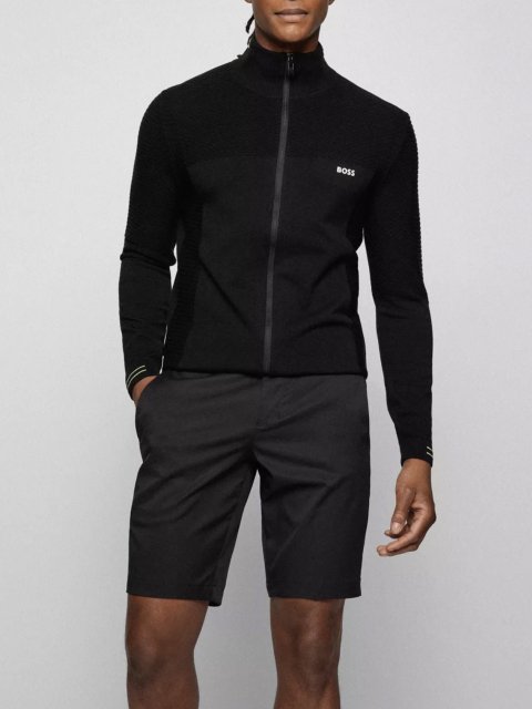 Чёрный кардиган BOSS: фото 1 - Invogue