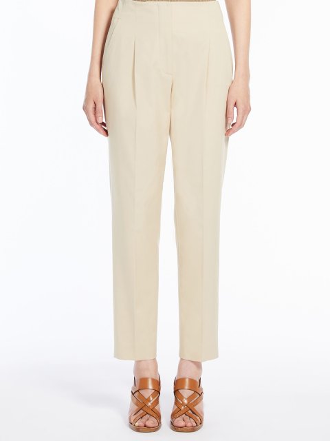 Бежеві брюки MAX MARA : фото 1 - Invogue