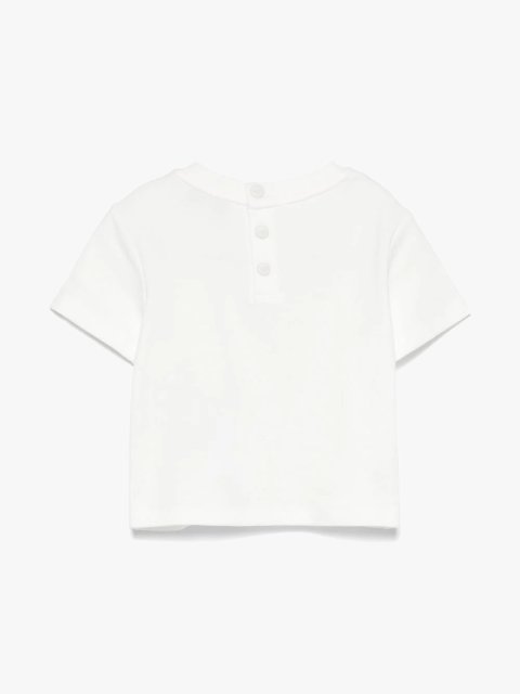 Біла футболка EMPORIO ARMANI KIDS з еластичної бавовни: фото 1 - Invogue