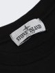 Чорна футболка Stone Island з бавовни з принтом: фото 2 - Invogue