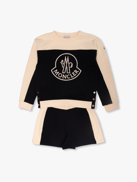 Блакитна кофта, шорти MONCLER ENFANT: фото - Invogue