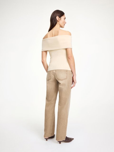 Коричневый топ BY MALENE BIRGER : фото 2 - Invogue