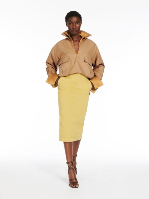 Світло-коричнева блуза Max Mara вільного крою: фото 5 - Invogue