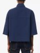 Темно-синій жакет WEEKEND MAX MARA з бавовни: фото 2 - Invogue