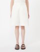 Білі бермуди Max Mara з бавовни та льону: фото 2 - Invogue