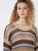 Коричневий светр Weekend Max Mara з льону та бавовни: фото 5 - Invogue