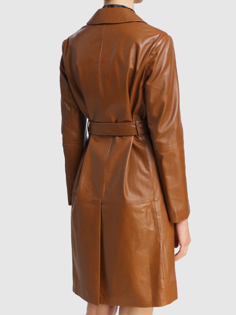 Коричневое пальто MAX MARA: фото 4 - Invogue