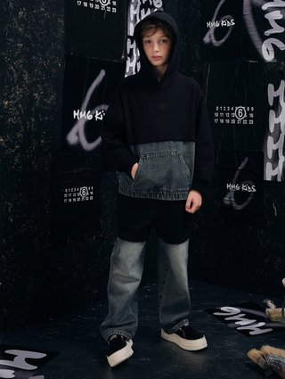 Синій костюм MM6 Maison Margiela з бавовни: фото 1 - Invogue