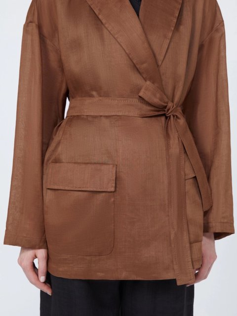 Коричневий жакет Max Mara: фото 4 - Invogue