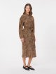 Сукня з леопардовим принтом WEEKEND MAX MARA шовкова: фото 3 - Invogue