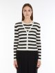 Чорно-білий кардиган Max Mara вовняно-шовковий: фото 2 - Invogue