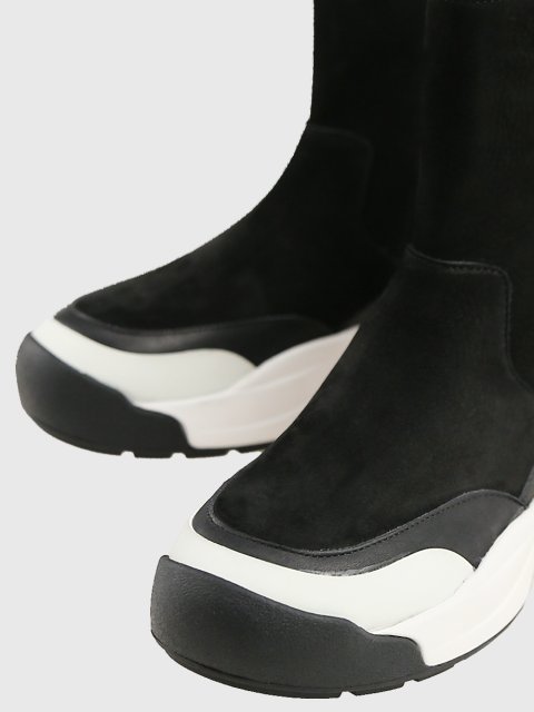 Чёрные сапоги KENZO: фото 3 - Invogue