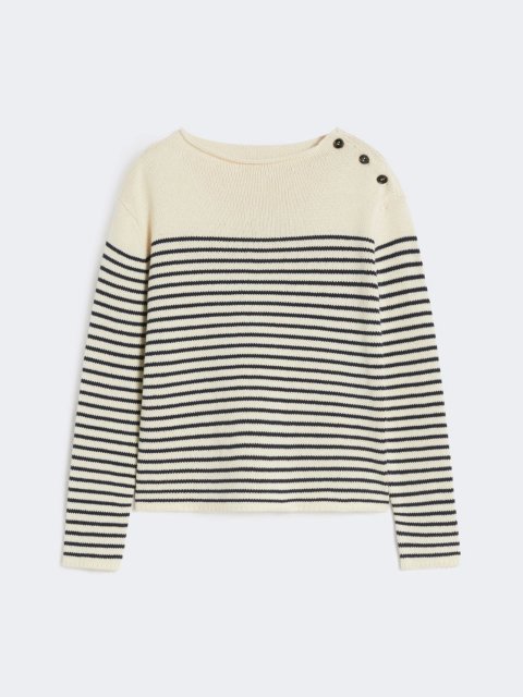 Свитер WEEKEND MAX MARA из смеси хлопка: фото - Invogue