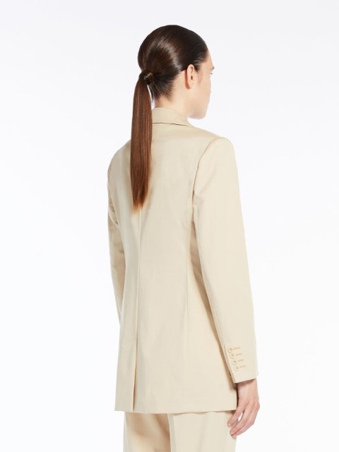 Бежевий жакет Max Mara з накладними кишенями: фото 2 - Invogue