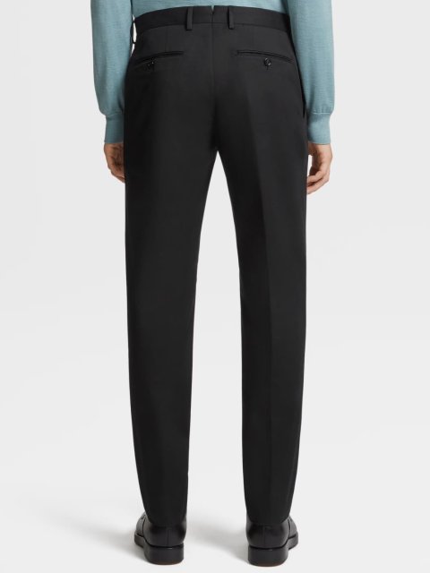 Чёрные брюки ZEGNA: фото 3 - Invogue