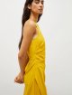 Жовта сукня Marella з атласного крепу: фото 4 - Invogue