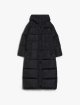 Черный пуховик WEEKEND MAX MARA длинный: фото - Invogue