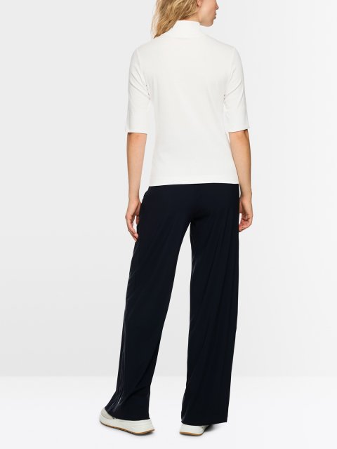 Біла футболка MARC CAIN з еластичної бавовни: фото 3 - Invogue