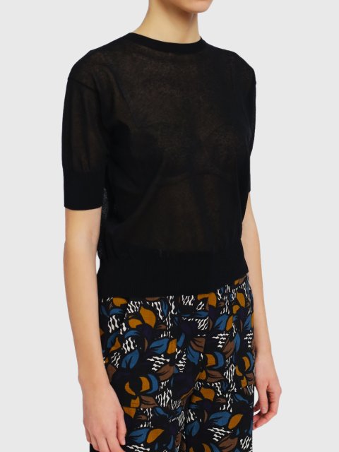 Чёрный свитер MAX MARA: фото 3 - Invogue