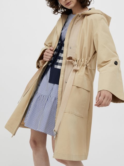 Бежевое пальто MAX&CO: фото 1 - Invogue