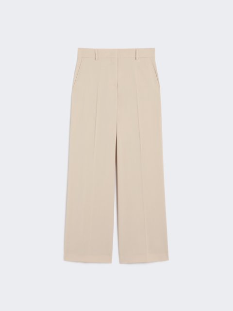 Бежеві брюки WEEKEND MAX MARA з вовни: фото - Invogue