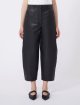 Чорні брюки WEEKEND MAX MARA шкіряні: фото 2 - Invogue