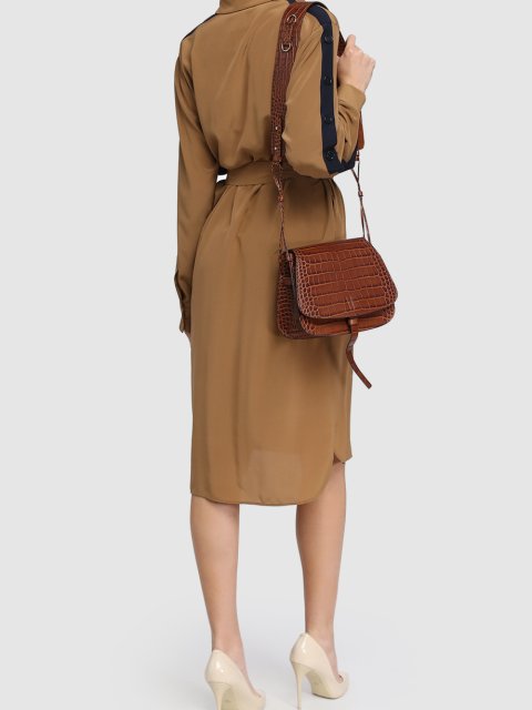 Коричневая сумка WEEKEND ACCESSORIES: фото 4 - Invogue