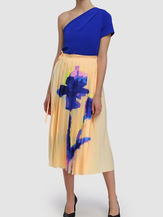 Синяя футболка Sportmax: фото 1 - Invogue