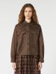 Шоколадна сорочка WEEKEND MAX MARA укорочена: фото 2 - Invogue