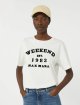 Біла футболка WEEKEND MAX MARA з бавовняного трикотажу: фото 4 - Invogue