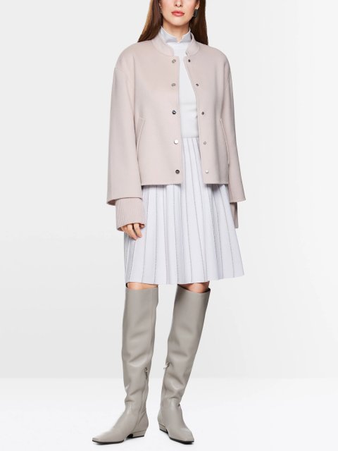 Пудровая куртка MARC CAIN из смеси шерсти: фото 4 - Invogue