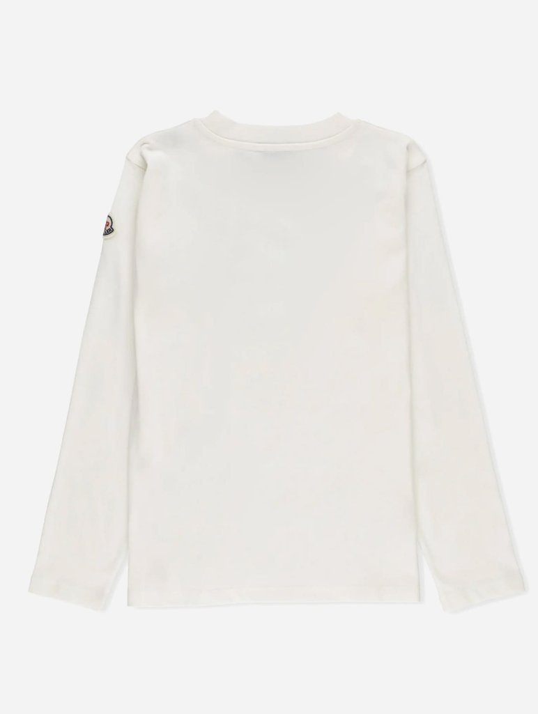 Бежевый джемпер MONCLER ENFANT: фото 1 - Invogue
