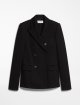 Двобортний чорний жакет SPORTMAX: фото - Invogue