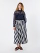 Темно-синя сорочка з топом Weekend Max Mara з шовкової органзи: фото 1 - Invogue