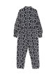 Чорно-білий комбінезон Balmain Kids у горошок: фото 1 - Invogue