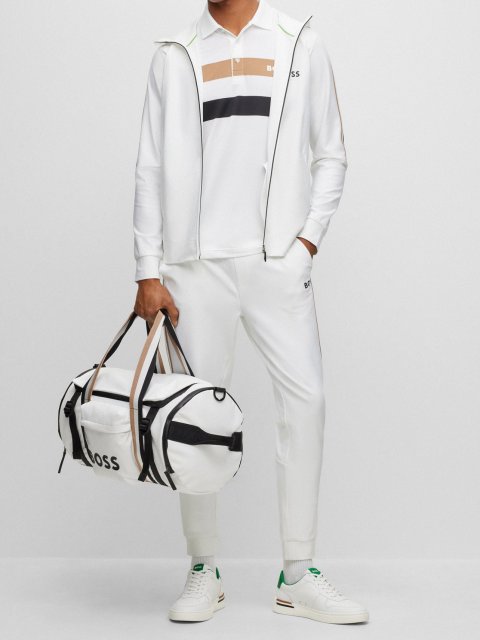 Біле поло BOSS: фото 4 - Invogue