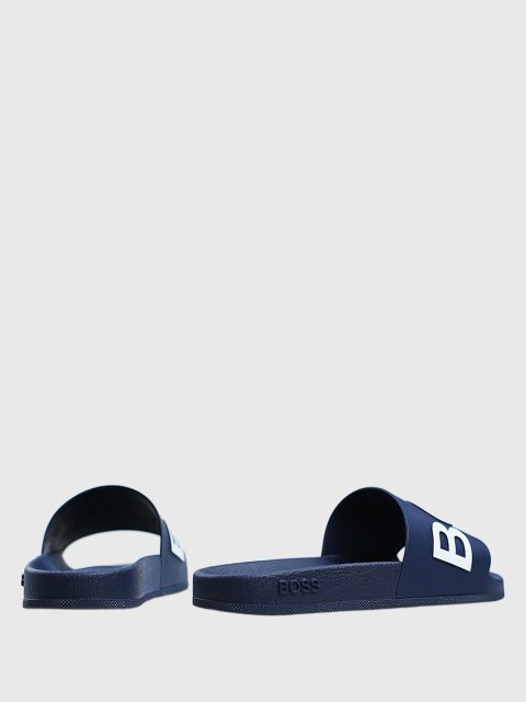 Сині шльопанці BOSS : фото 2 - Invogue