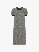 Чорно-біла сукня Max Mara у твідовому стилі: фото - Invogue