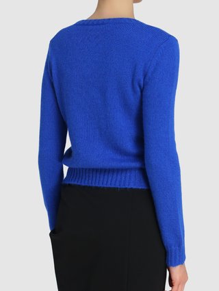 Синий свитер WEEKEND MAX MARA: фото 4 - Invogue