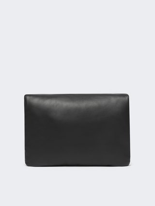 Черная сумка SPORTMAX из мягкой кожи: фото 3 - Invogue